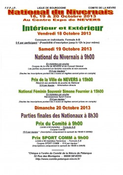 National du Nivernais 2013